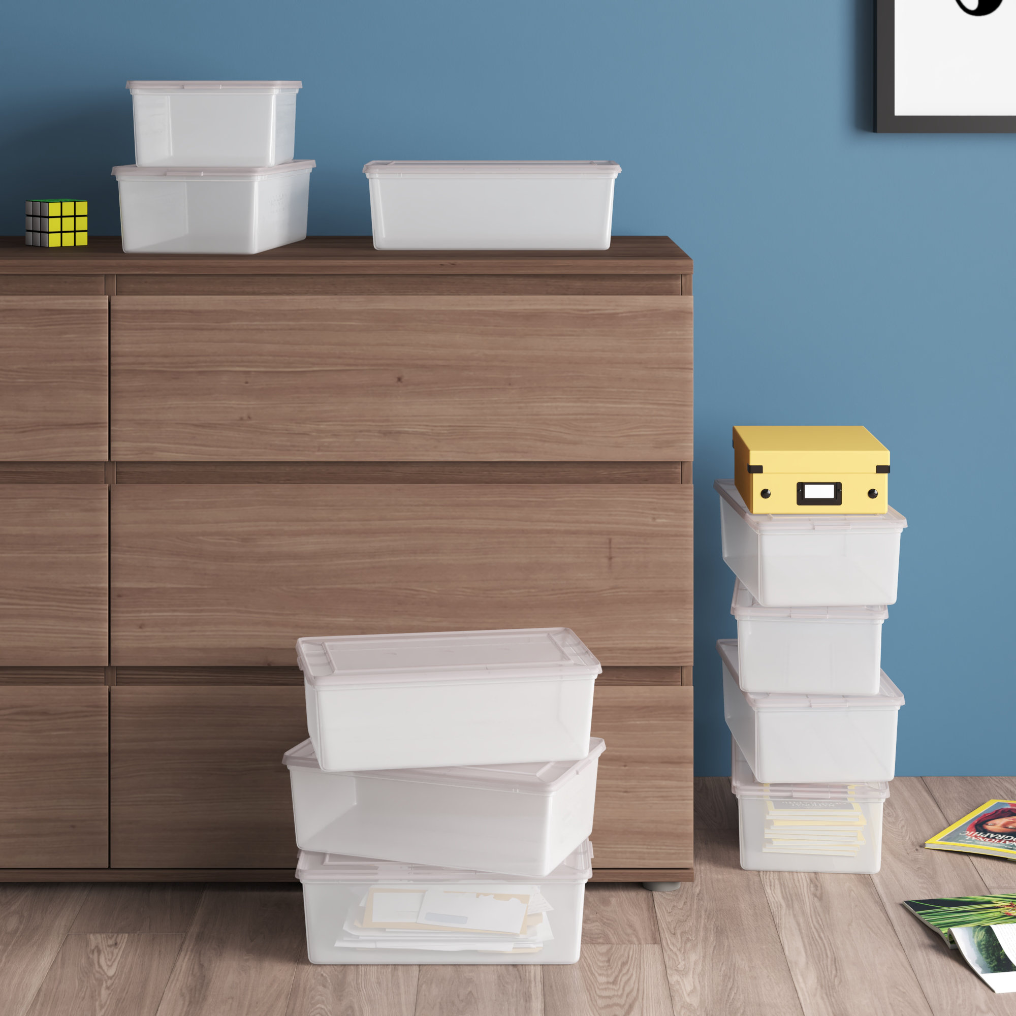 IRIS USA, Inc. 6.7 Qt [1.6 Gal] Snap Top Plastic Storage Box & Reviews ...